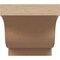 Ekena Millwork 11"W x 11"D x 11"H Wide Newport Rough Cedar Woodgrain TimberThane Corbel, Primed Tan CORUR11X11X11NEWRCPR - alternate 3